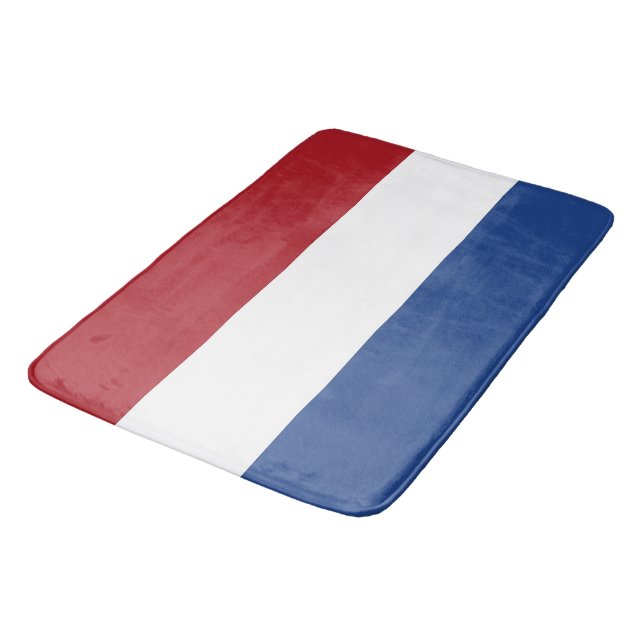 Grand tapis de bain avec drapeau de Pays-Bas (Angle)