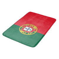 Grand tapis de bain avec drapeau du Portugal