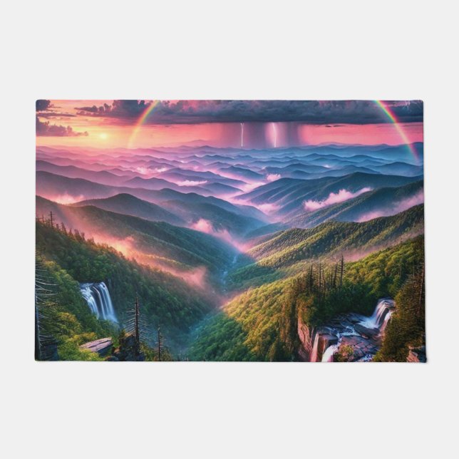 Grand tapis de portes Smokey Mountains (Devant)