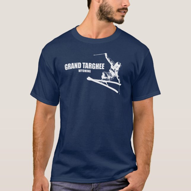Grand Targhee Resort Wyoming Skier T-Shirt (Front)