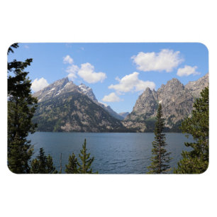 Grand Teton Mountains and Jenny Lake Magnet