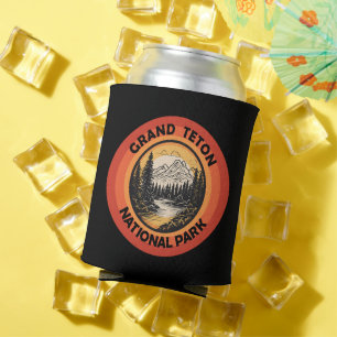 Grand Teton mountains National Park Wyoming Can Cooler