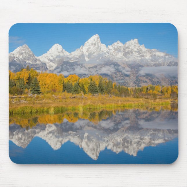 Grand Teton Mountains Wyoming Mouse Pad (Front)