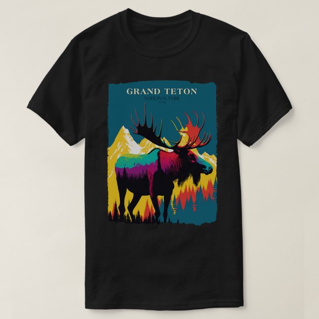 Grand Teton National Park 1 T-Shirt (Design Front)