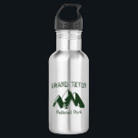 Grand Teton National Park 532 Ml Water Bottle<br><div class="desc">It's the most iconic mountain range in America.  The Grand Teton and the surrounding peaks are almost perfect. Show your love for the Tetons!</div>