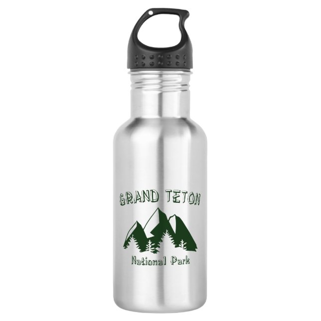 Grand Teton National Park 532 Ml Water Bottle (Front)