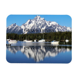 Grand Teton National Park Colter Bay Reflections Magnet