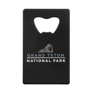 Grand Teton National Park Credit Card Bottle Opener
