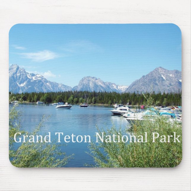 Grand Teton National Park landscape photography. Mouse Pad (Front)