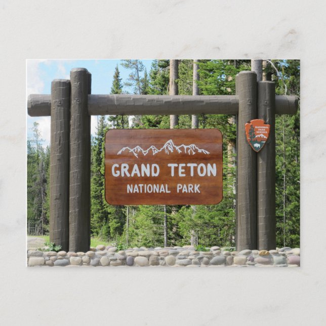Grand Teton National Park Postcard (Front)