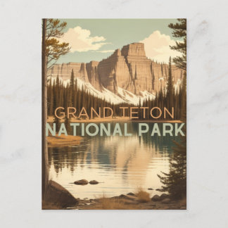 GRAND TETON NATIONAL PARK POSTCARD