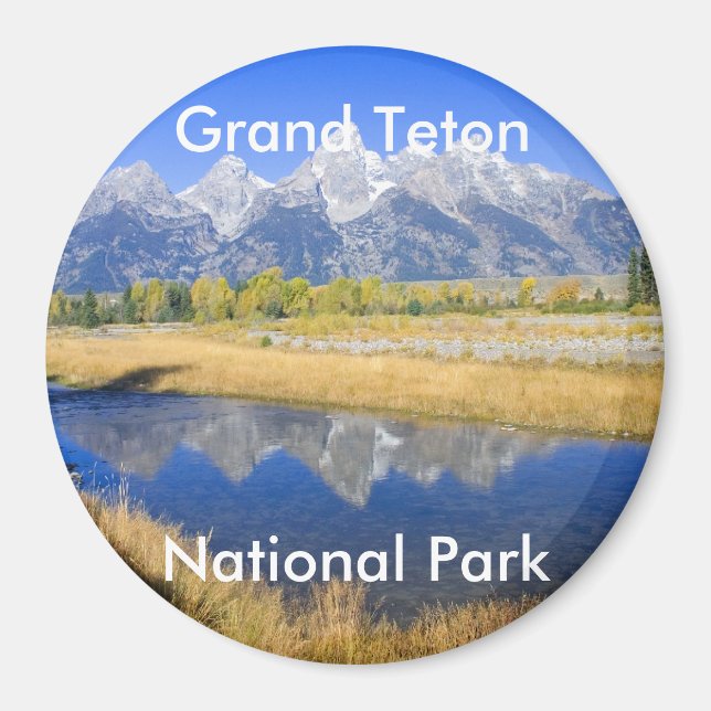 Grand Teton National Park Series 7 Magnet (Front)