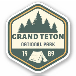 Grand Teton National Park Sticker