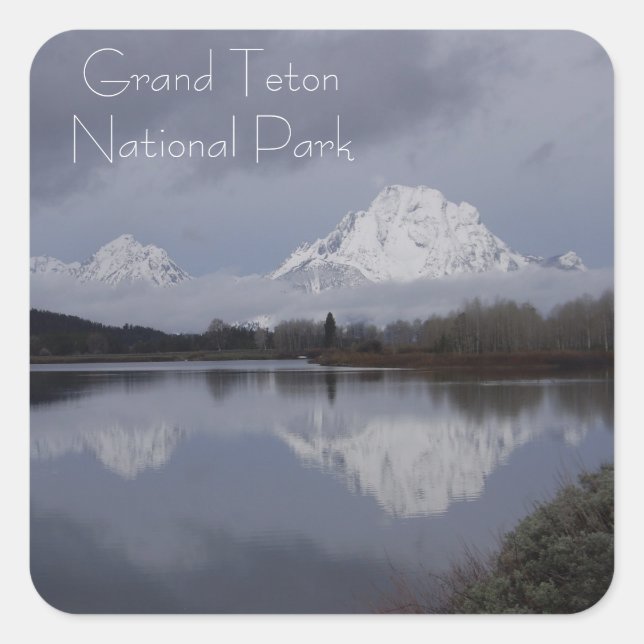 Grand Teton National Park Sticker (Front)