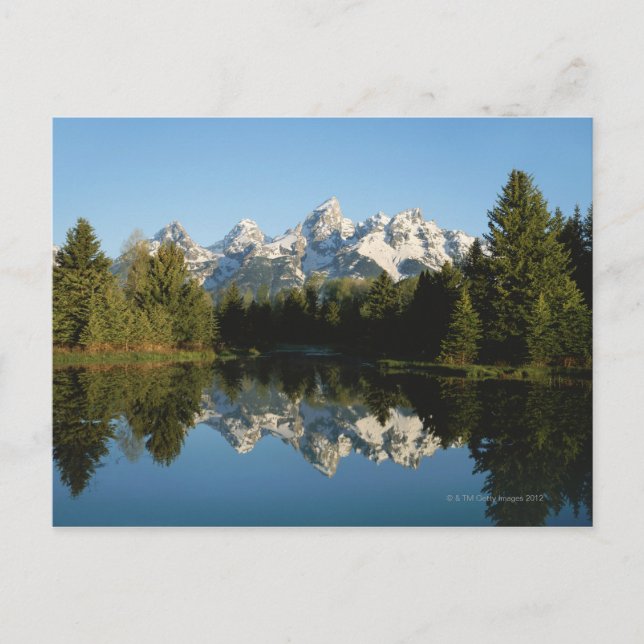 Grand Teton National Park, Teton Range, Wyoming, Postcard (Front)