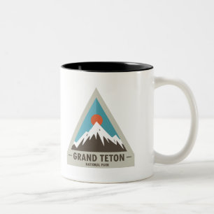 Grand Teton National Park Two-Tone Coffee Mug