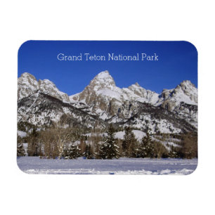 Grand Teton National Park Winter Flexible Magnet