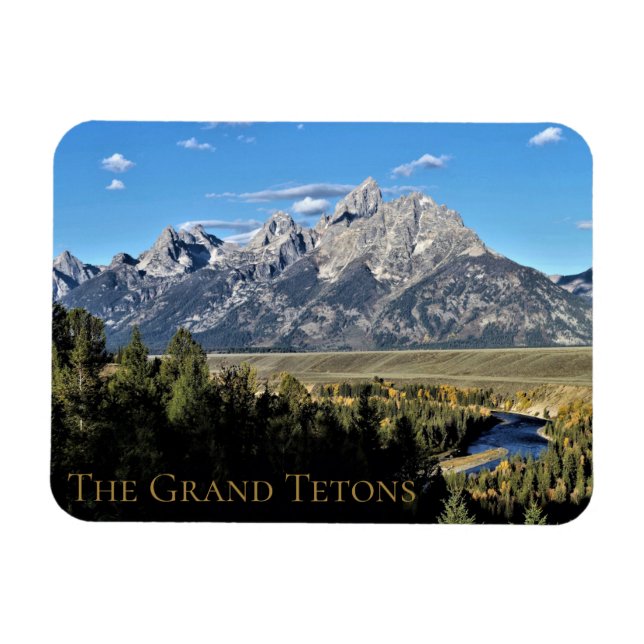 Grand Teton National Park Wyoming Magnet (Horizontal)