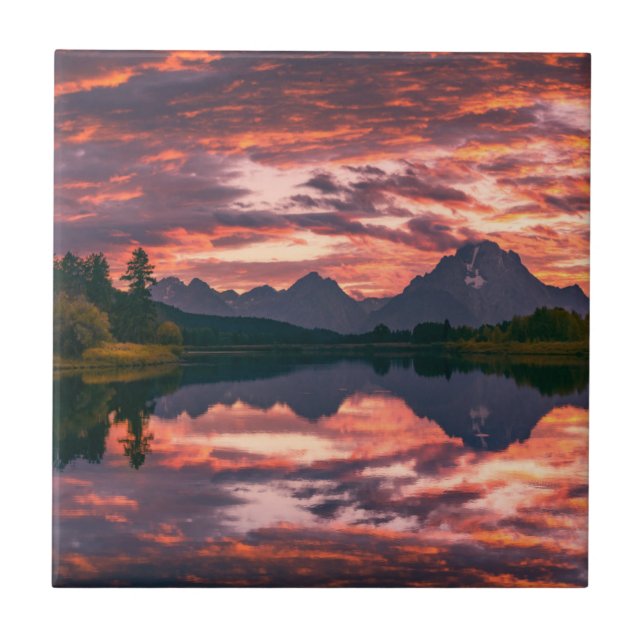 Grand Teton National Park, Wyoming Tile (Front)