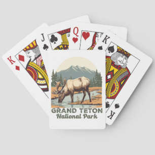 Grand Teton National Park Wyoming Travel  Playing Cards