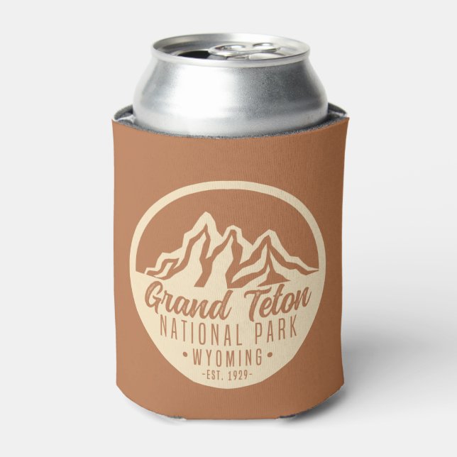 Grand Teton National Park Wyoming USA Can Cooler (Can Front)