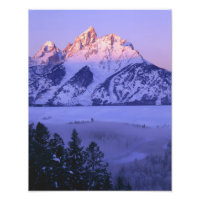 GRAND TETON NATIONAL PARK, WYOMING. USA. Fog &