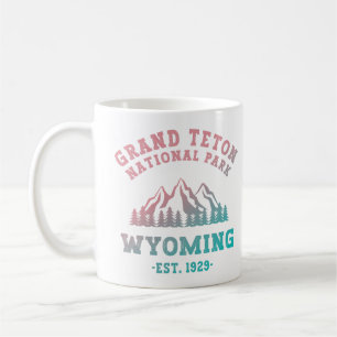 Grand Teton National Park Wyoming USA Gradient Coffee Mug