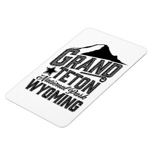 Grand Teton National Park, Wyoming Vintage poster Magnet