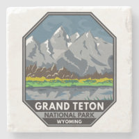 Grand Teton National Park Wyoming Vintage 