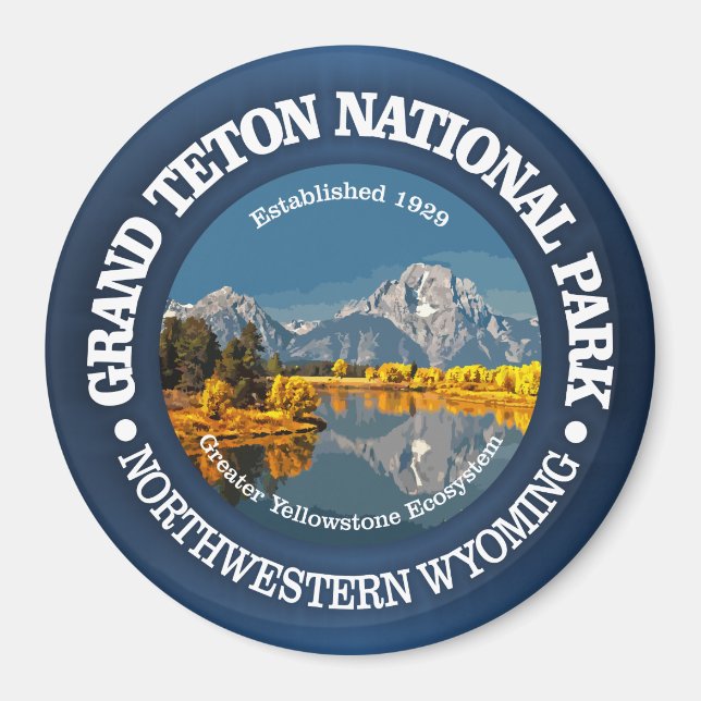 Grand Teton NP Magnet (Front)