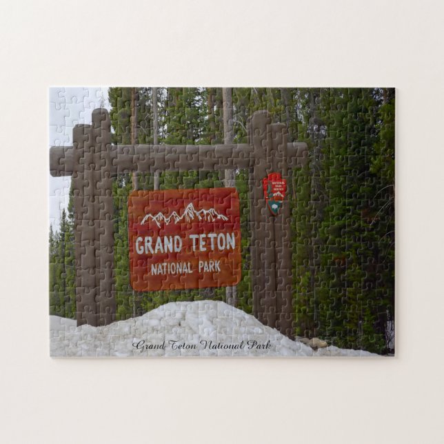 Grand Teton Park Wyoming. Jigsaw Puzzle (Horizontal)