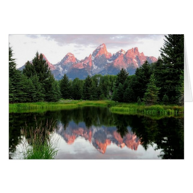 Grand Teton Reflections Over the Beaver Pond (Front Horizontal)