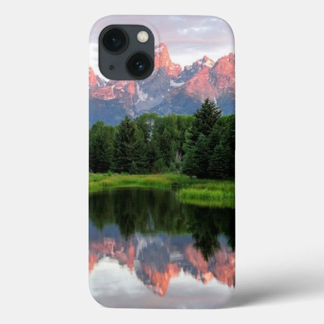 Grand Teton Reflections Over the Beaver Pond Case-Mate iPhone Case (Back)
