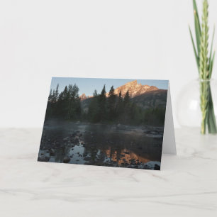 Grand Teton Sunrise at Cottonwood Creek Card