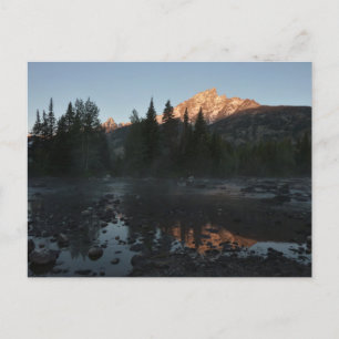 Grand Teton Sunrise at Cottonwood Creek Postcard