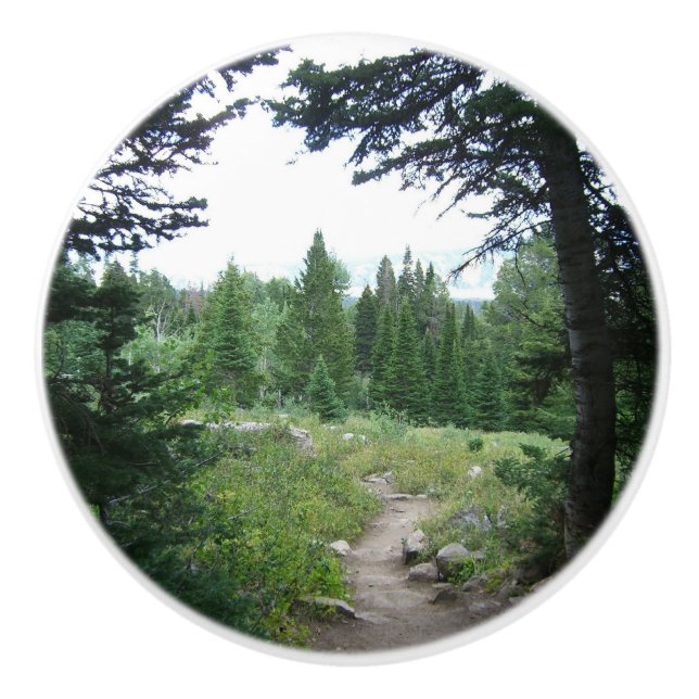 Grand Teton Trail Ceramic Knob (Front)