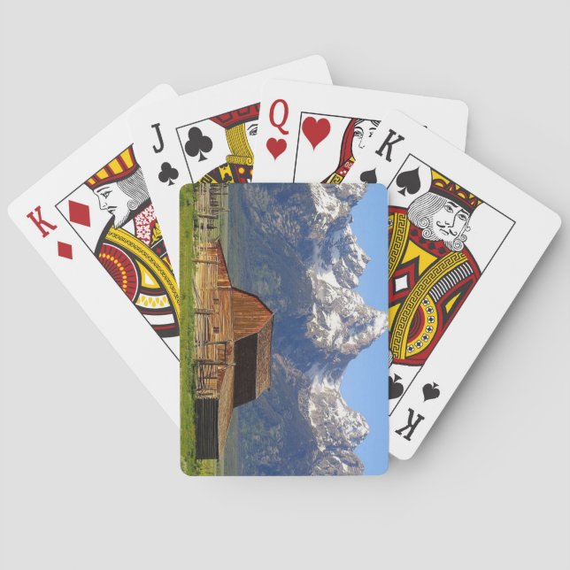Grand Tetons Barn Playing Cards (Back)