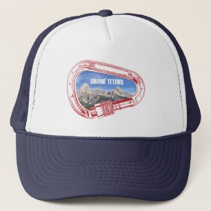 Grand Tetons Climbing Carabiner Trucker Hat