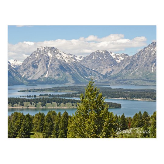 Grand Tetons National Park 2017 Calendar Postcard