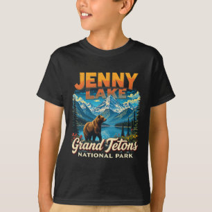 Grand Tetons National Park Jenny Lake Vintage Trip T-Shirt