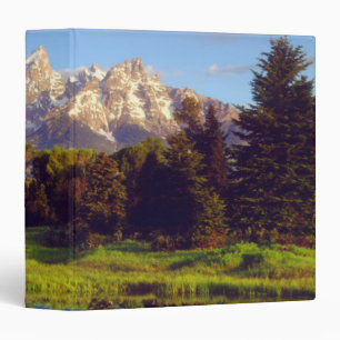 Grand Tetons reflecting in the Snake River Binder