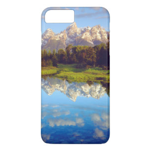 Grand Tetons reflecting in the Snake River iPhone 8 Plus/7 Plus Case