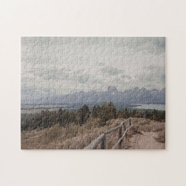 Grand Tetons Wyoming Dreamy Jigsaw Puzzle (Horizontal)