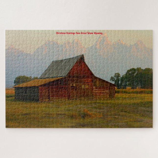 Grand Tétons Wyoming. Jigsaw Puzzle (Horizontal)