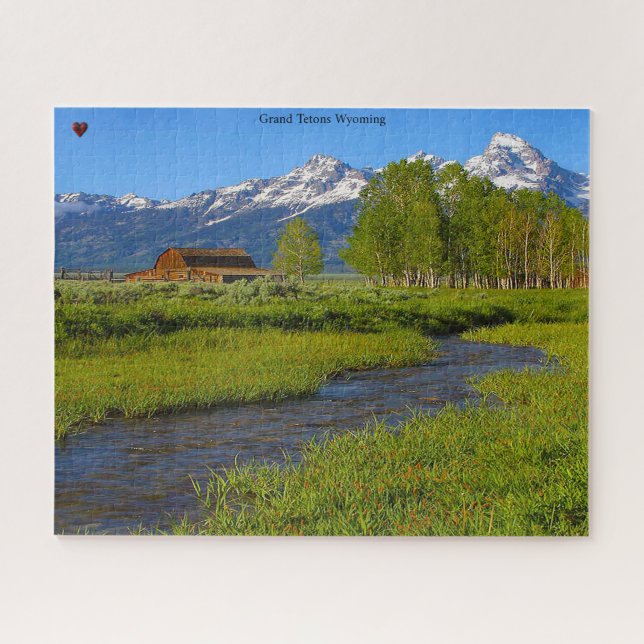 Grand Tetons Wyoming Jigsaw Puzzle (Horizontal)