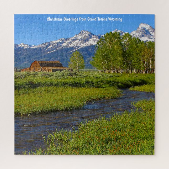 Grand Tétons Wyoming. Jigsaw Puzzle (Vertical)