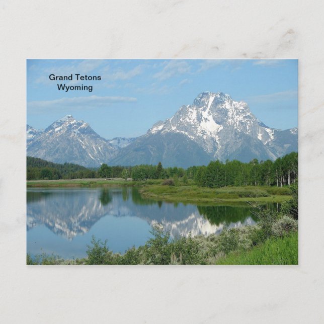 Grand Tetons, Wyoming postcard (Front)