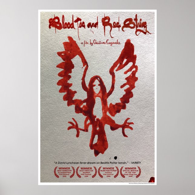Grand thé de sang et cordes rouges Poster officiel (Devant)