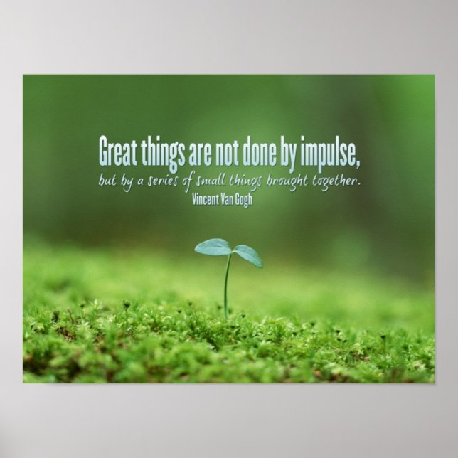 Grand Thèmes Poster Inspirationnel (Devant)