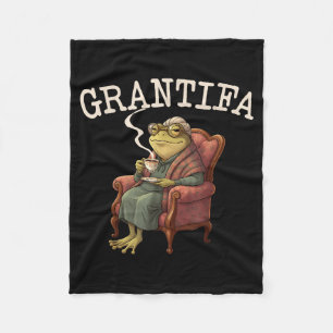 Grand Tifa Frog Funny Graphic Men Women  Fleece Blanket